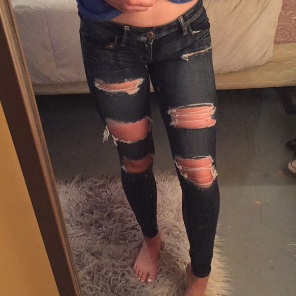 AMERICAN EAGLE DARK JEANS - Picture 3 of 4